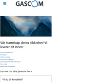 Tablet Screenshot of gascom.no